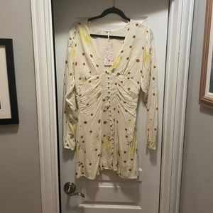 Free People Brand New V Neck Dress